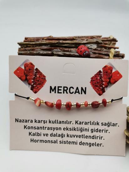 DOĞALTAŞ MERCAN BİLEKLİK