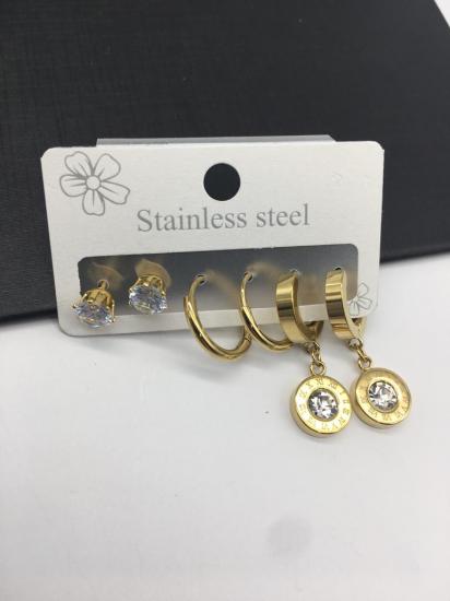 Stainless Steel Çoklu Çelik Küpe