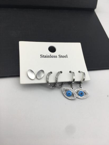 Stainless Steel Çoklu Çelik Küpe