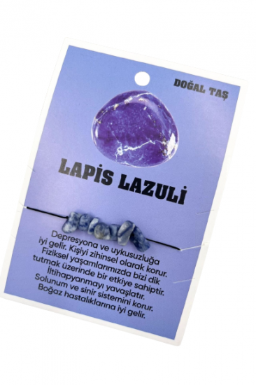 Lapis Lazuli Doğaltaş Bileklik 